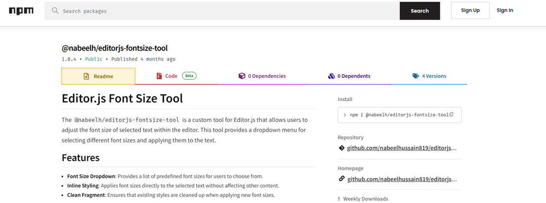 Editor Js Helper Package
